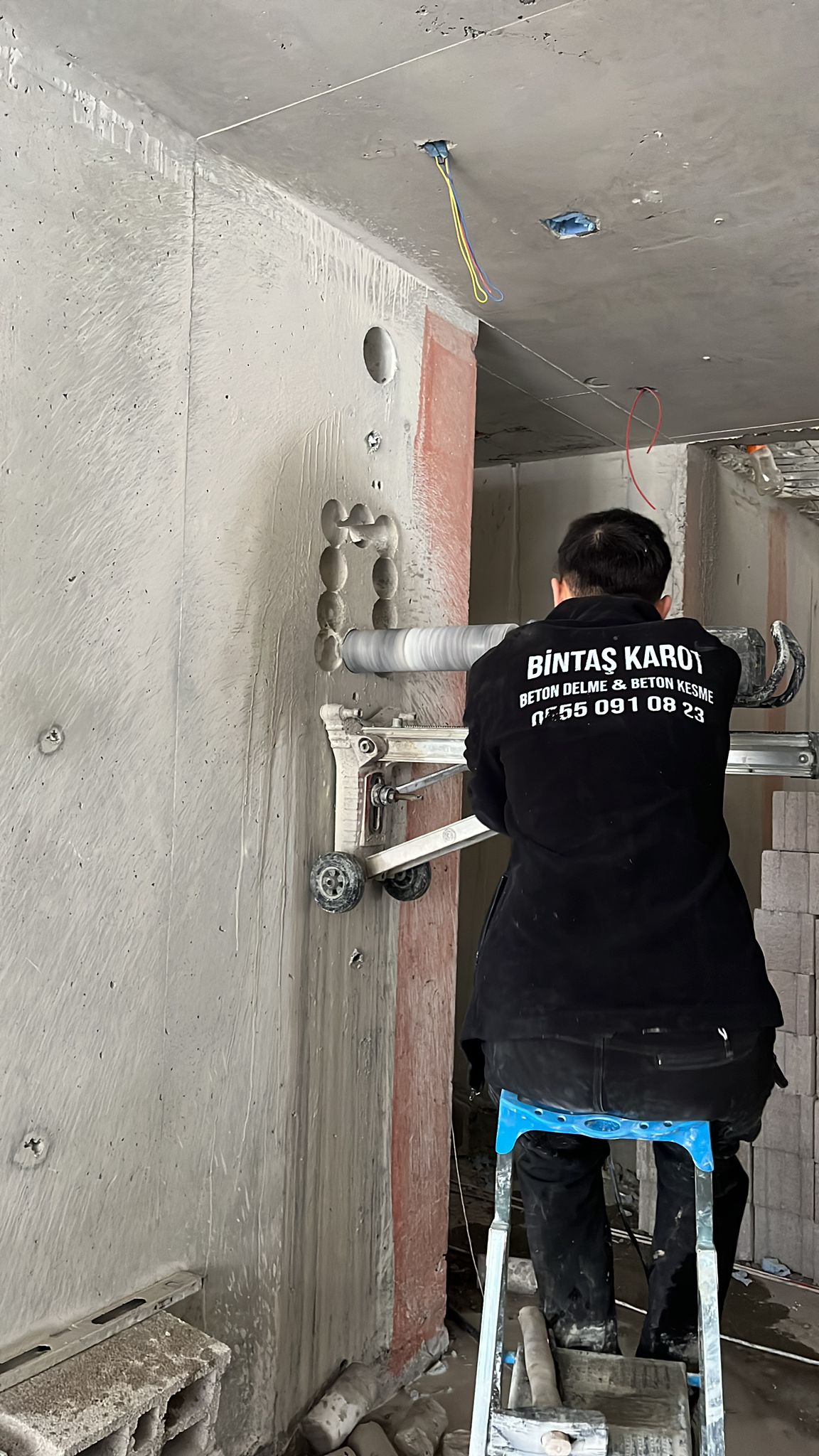 Bodrum’da kapalı alan karot delme çözümleri