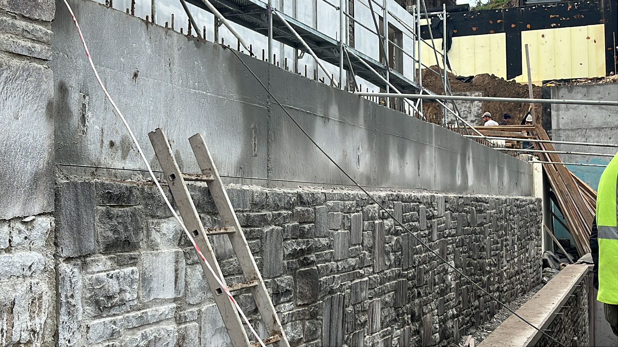 İnşaat projeleri için beton kırma çalışması